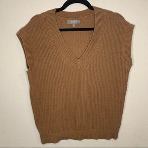 Marled V-neck Sweater Vest